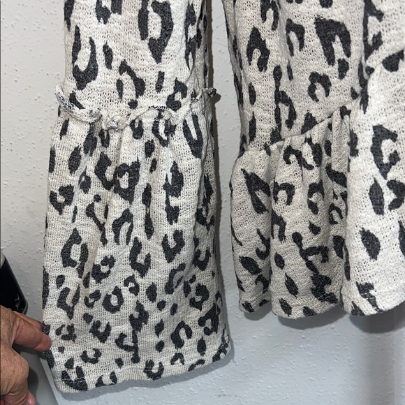 Altar'd State Leopard Print Ruffle Blouse - Picture 3 of 4